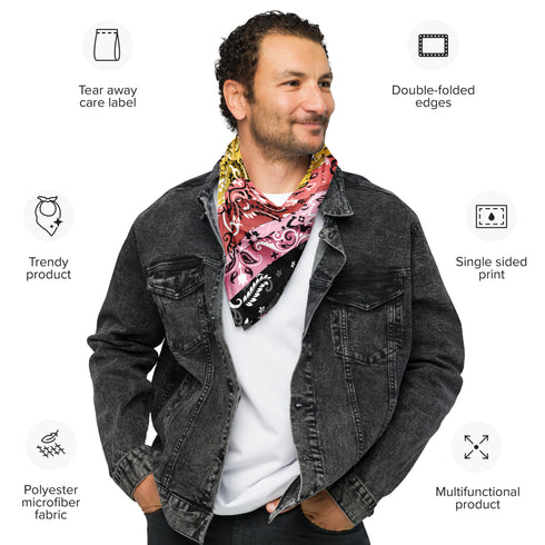 Queer Pride Waves Bandana